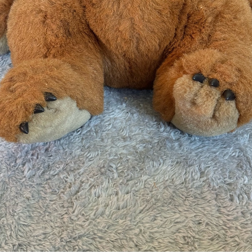 Hamilton Gifts Presents Brown Bear Plush Vintage Stuffed Animal Soft Toy - Picture 3 of 9